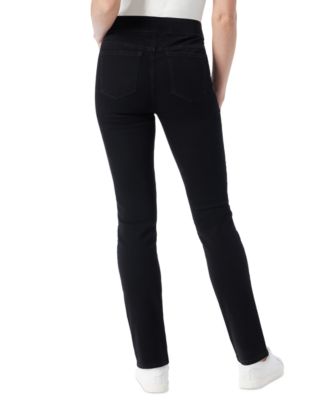 Petite Shape Effect Straight Tummy-Control Jeans