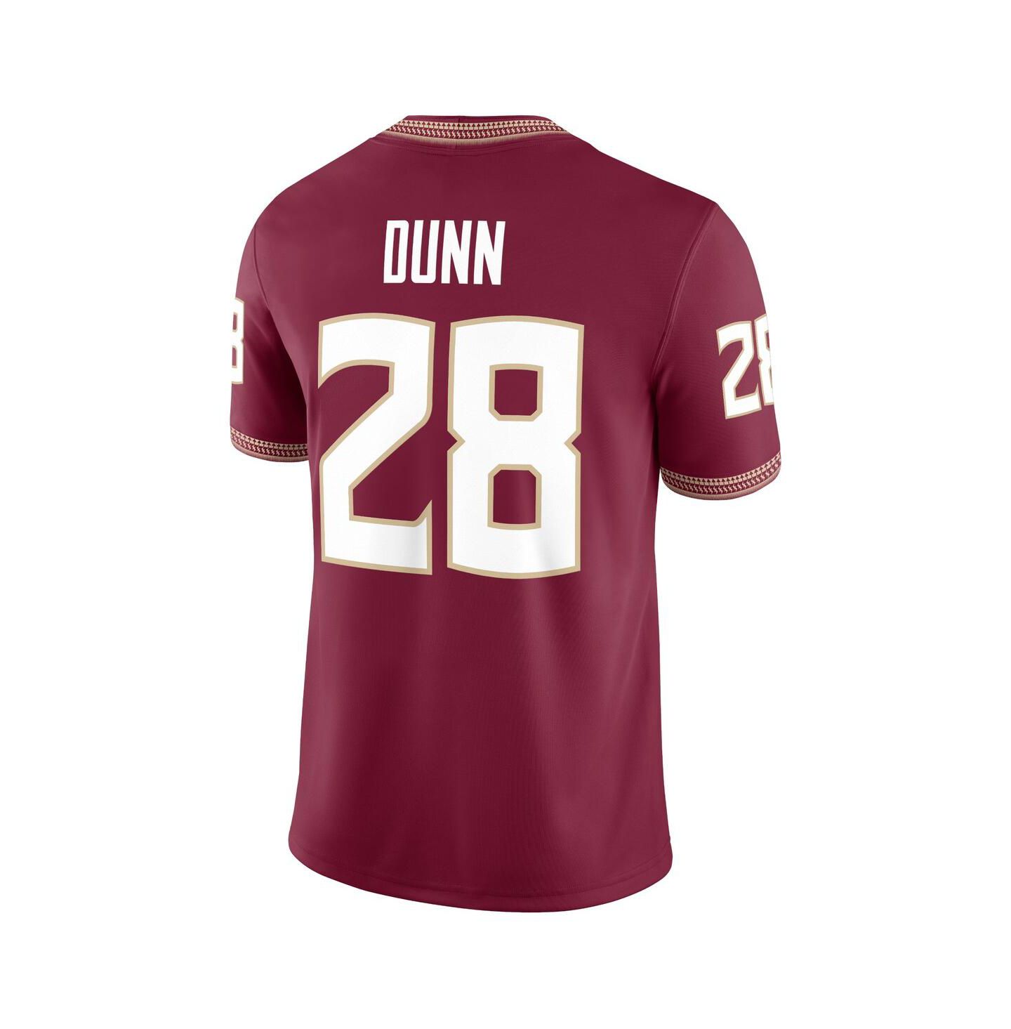 Мужской топ Nike Warrick Dunn Garnet Florida State Seminoles Alumni Game Jersey — фото 3