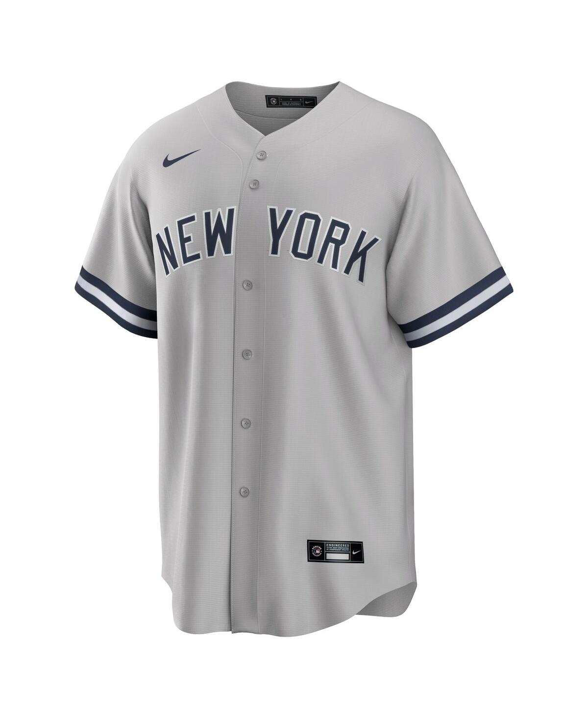 Nike Men's Aaron JudgeNew York Yankees Big Tall Road Replica Player Jersey - Gray