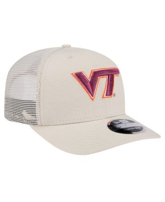 Men's Natural Virginia Tech Hokies Canvas 9SEVENTY Stretch-Snap Hat