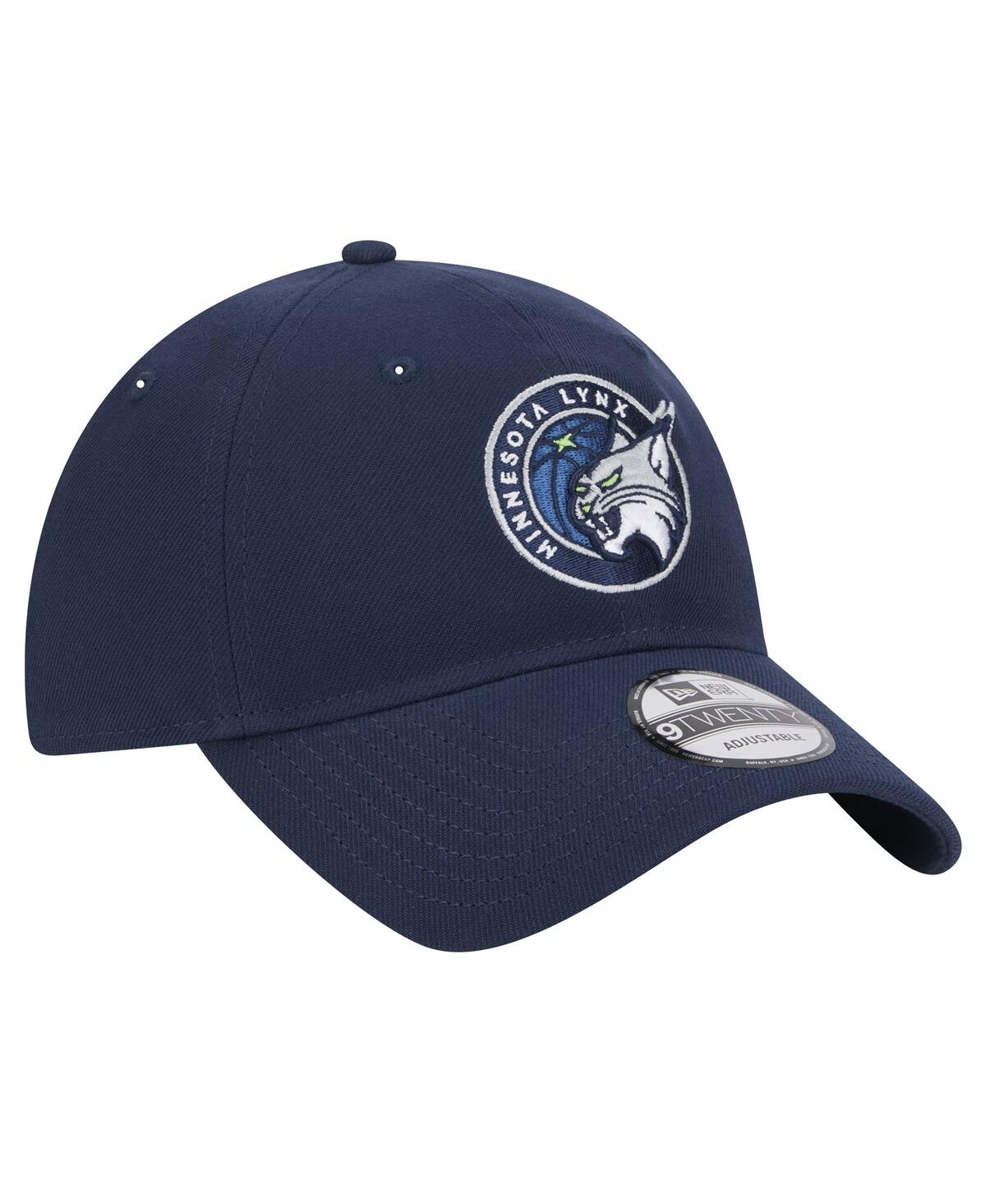 New Era Men's And Women's Navy Minnesota Lynx Core Logo 9twenty Adjustable Hat In Navy