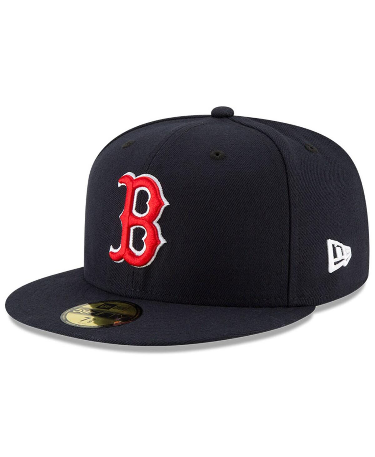 New Era Men'sBoston Red Sox National Baseball Hall of Fame 59FIFTY Fitted Hat - Navy