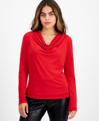 macy's inc long sleeve tops