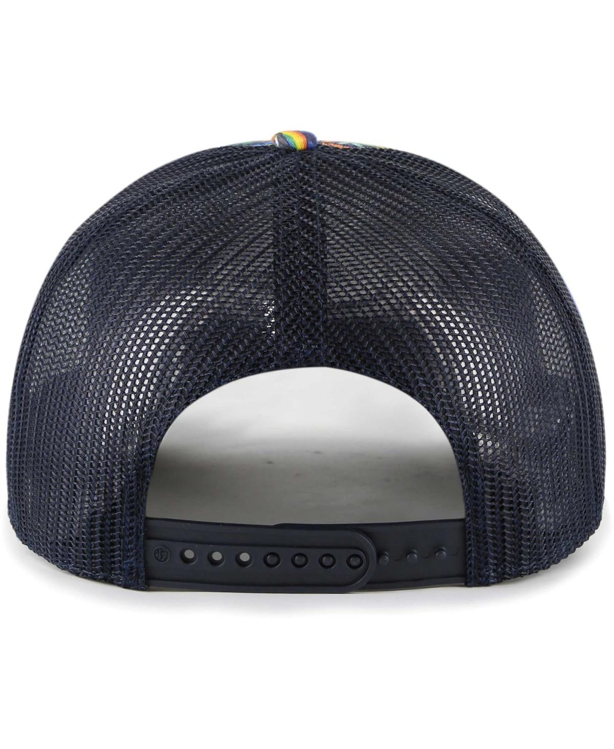 47 Brand Big Boys And Girls Navy Miami Marlins Jungle Gym Adjustable Trucker Hat In Navy
