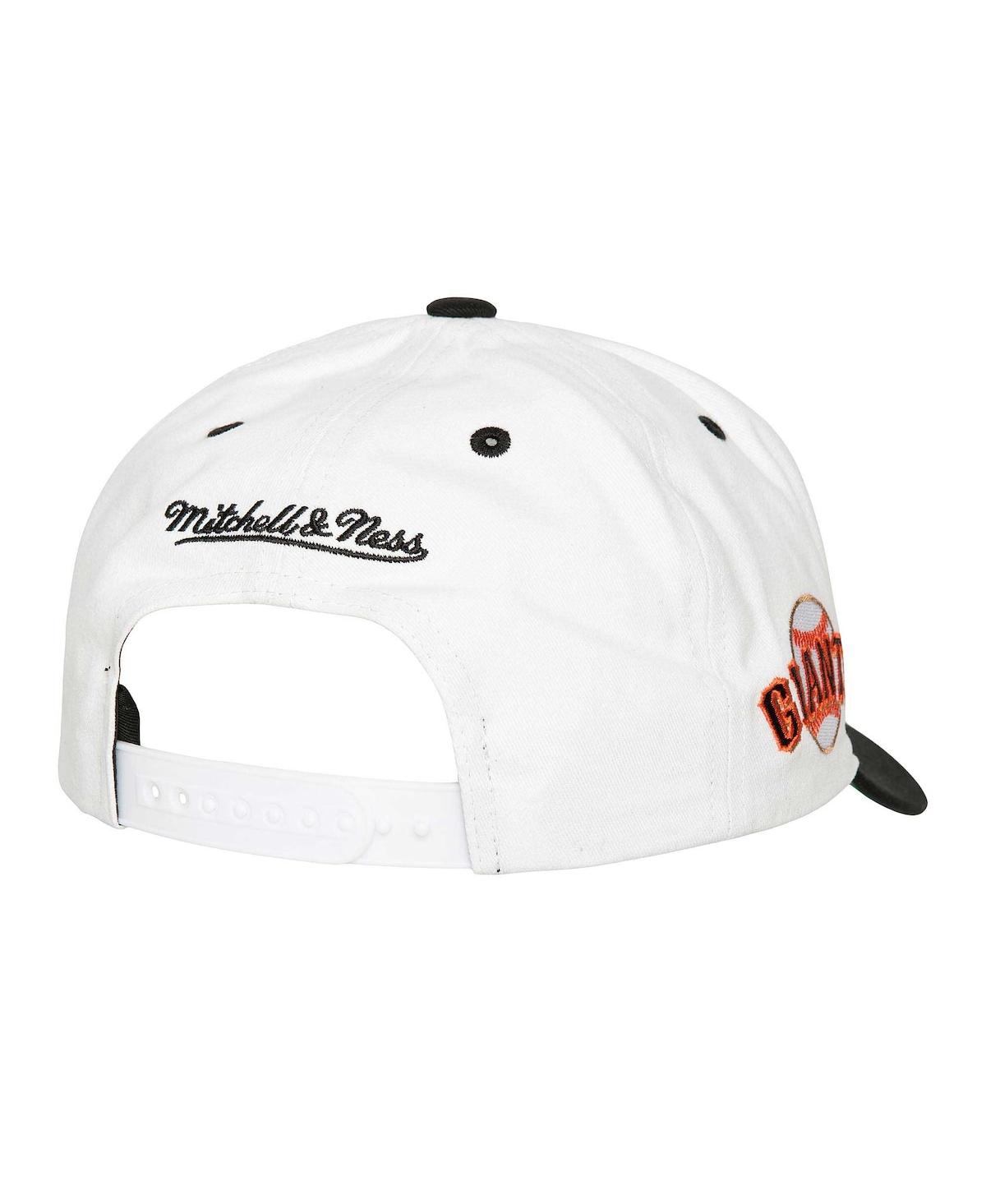 Mitchell & Ness Men'sSan Francisco Giants Cooperstown Collection Tail Sweep Pro Snapback Hat - White