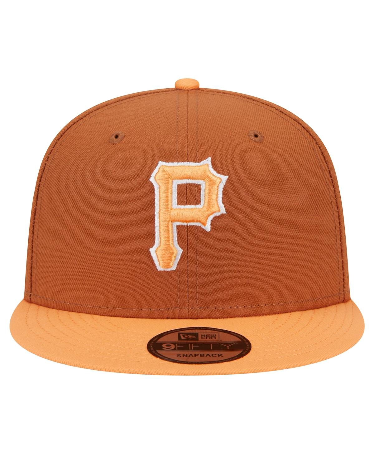 New Era Men's Brown Pittsburgh Pirates Spring Color Two-tone 9fifty Snapback Hat In Brown