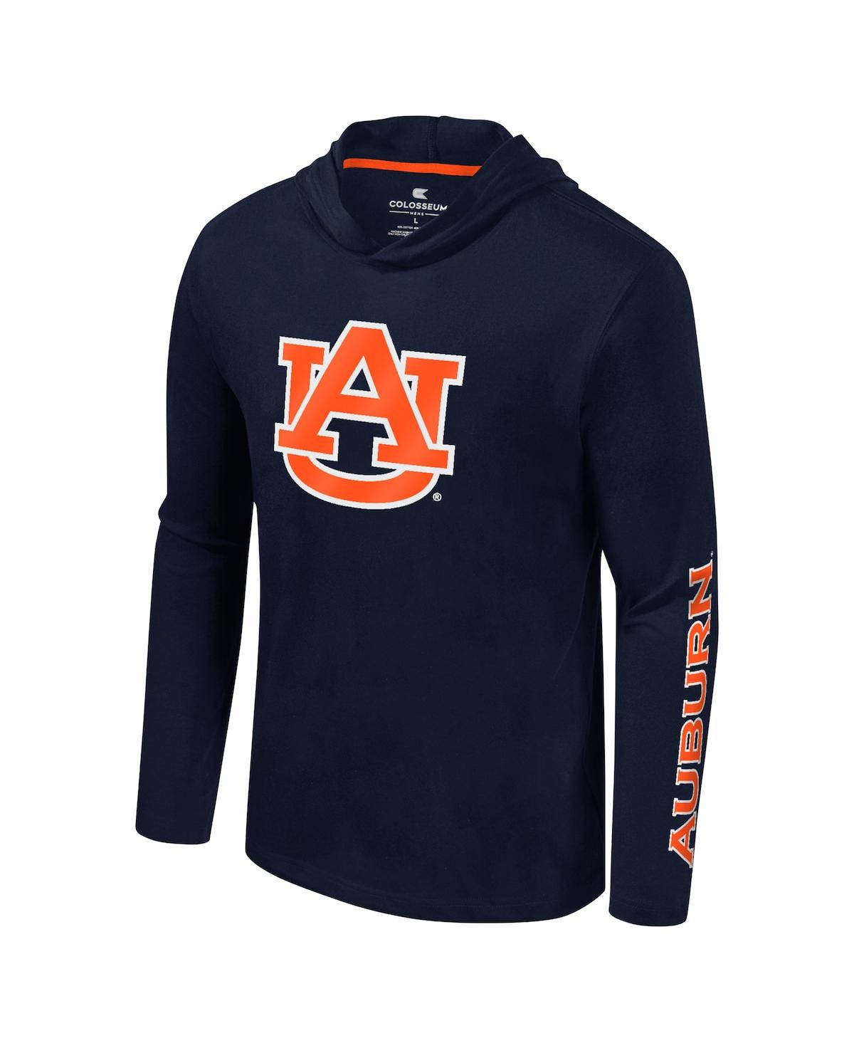 Colosseum Men's Scarlet Nebraska Huskers Logo Lockup Active Blend Long Sleeve T-Shirt Hoodie