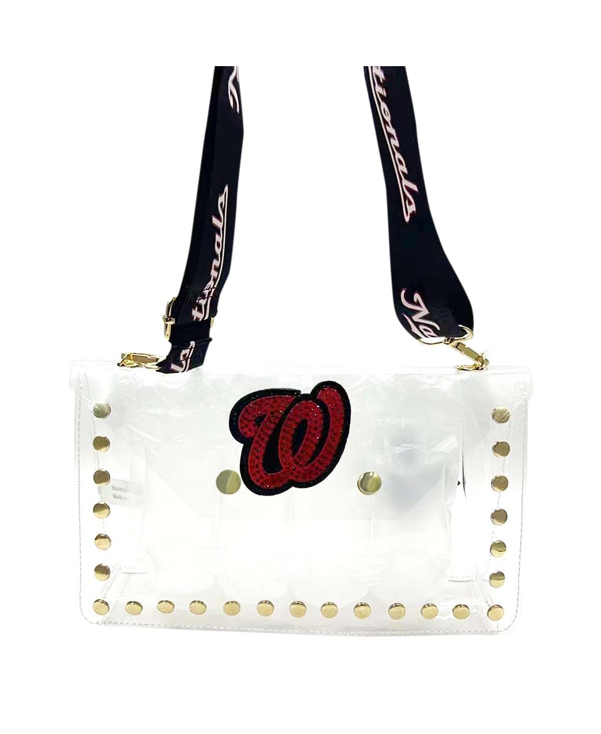 Washington Nationals Crystal Clear Envelope Crossbody Bag