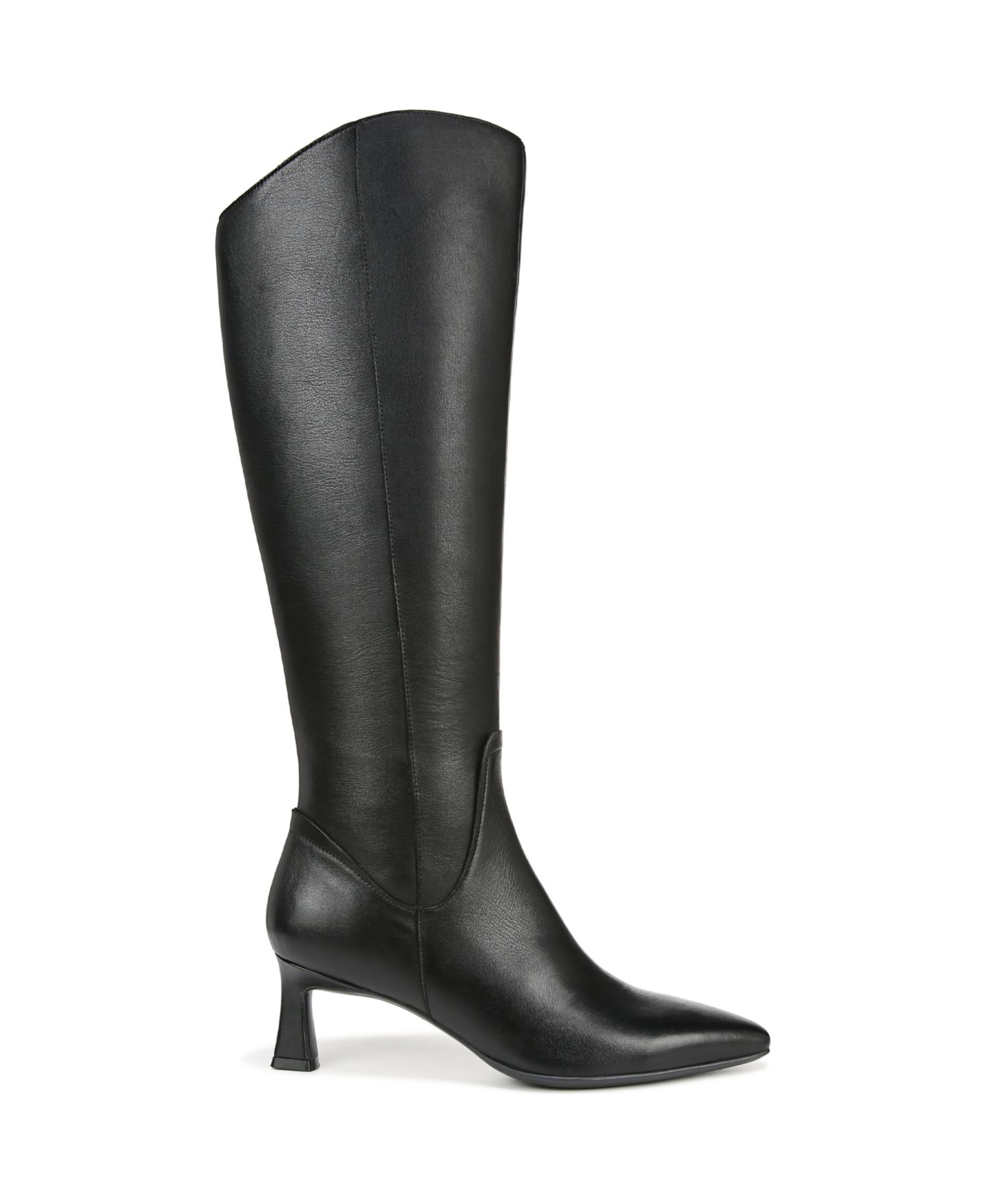 Женские ботинки Naturalizer Deesha Knee High Dress Boots, Narrow, Regular, Wide & Extra-Wide Calf, цвет: Чёрный кожаный — фото 2