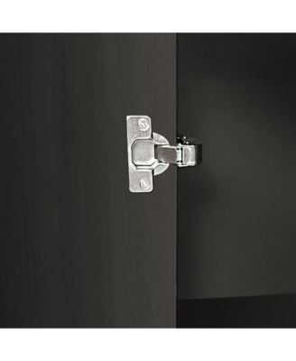 Simplie Fun Curved Sideboard Console Table with Adjustable Shelves