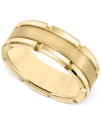 thumbnail image 2 of 8mm Tungsten Carbide Brushed Finish Men's Wedding Band – Comfort Fit – Sizes 5-15 2 of 5