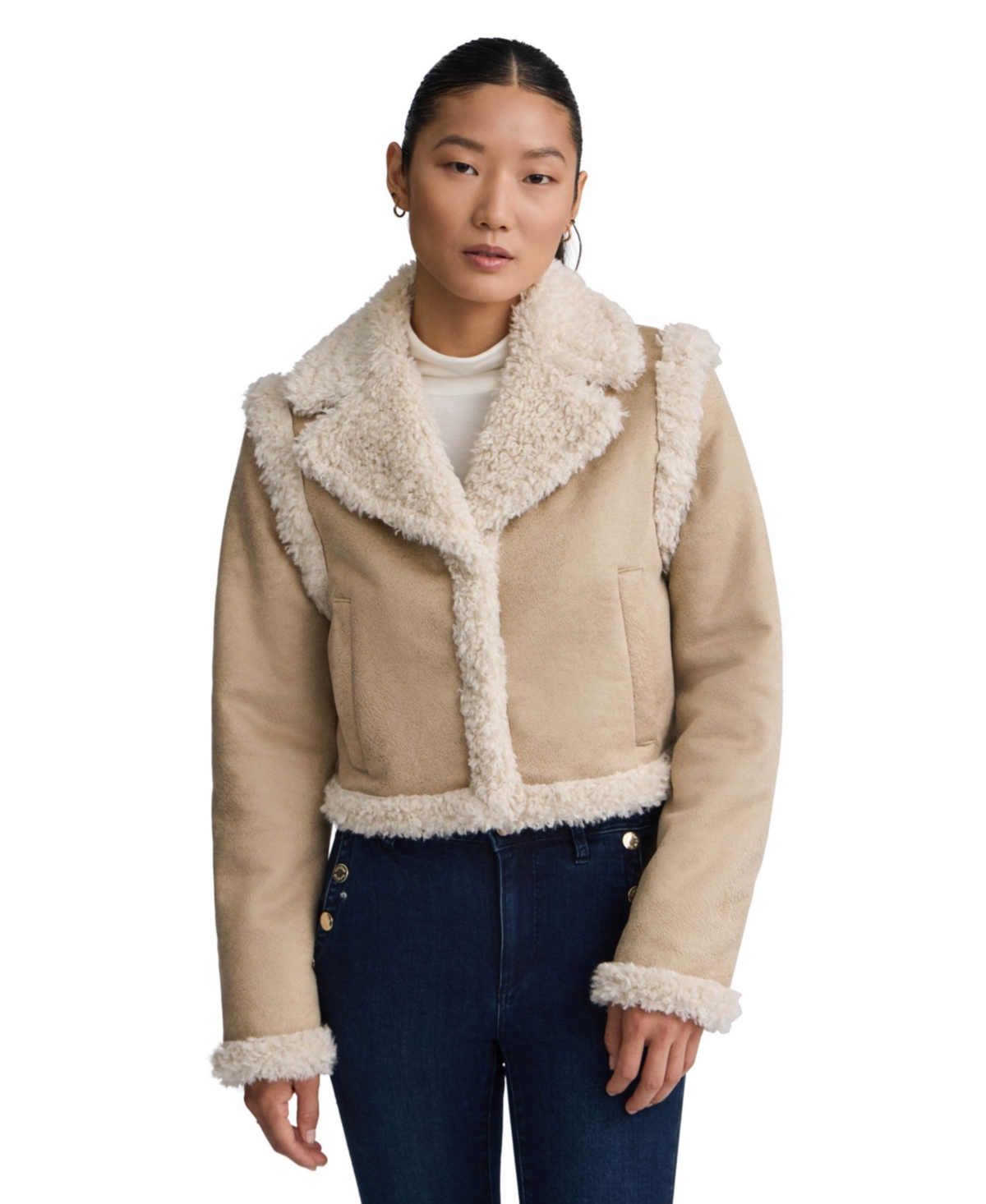 Nvlt Women's Shearling 4 In 1 Coat