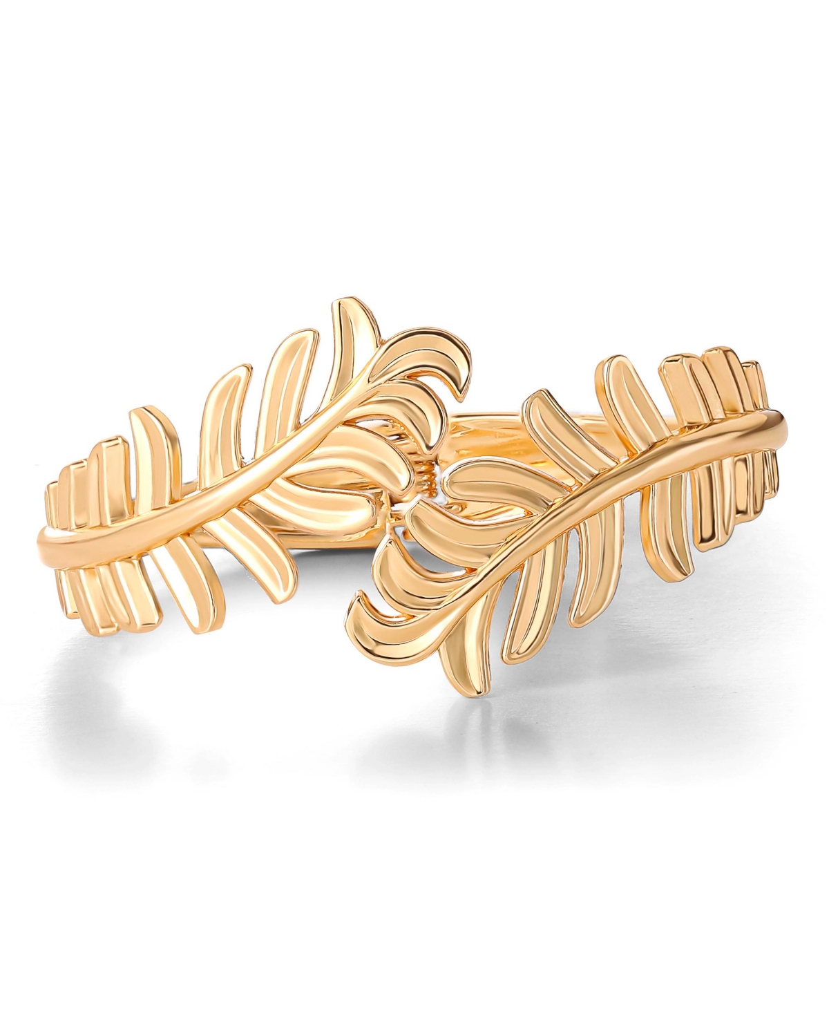 Leaf Shaped Bracelet - Gold tone