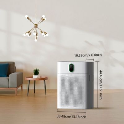 MORENTO HEPA Air Purifier for Home Large Room up to 1076 Sq Ft with PM 2.5 Display Air Quality Sensor