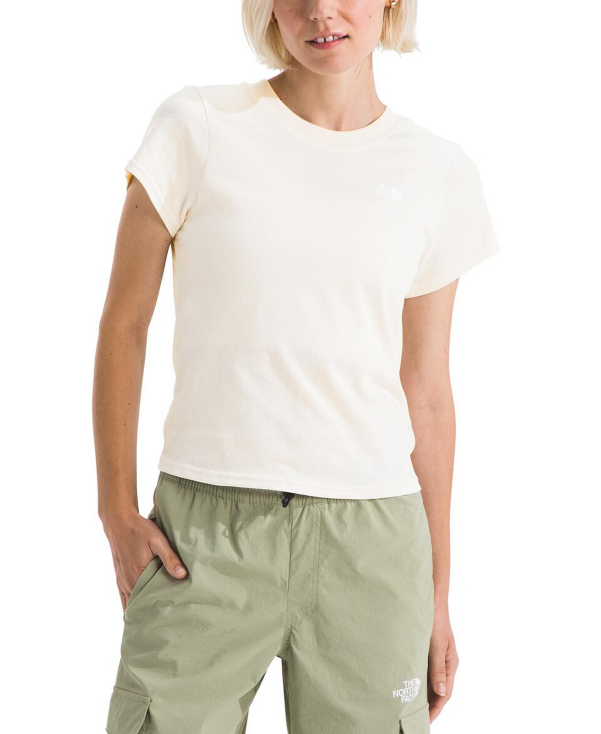 THE NORTH FACE WOMEN'S EVOLUTION CUTIE COTTON T-SHIRT 