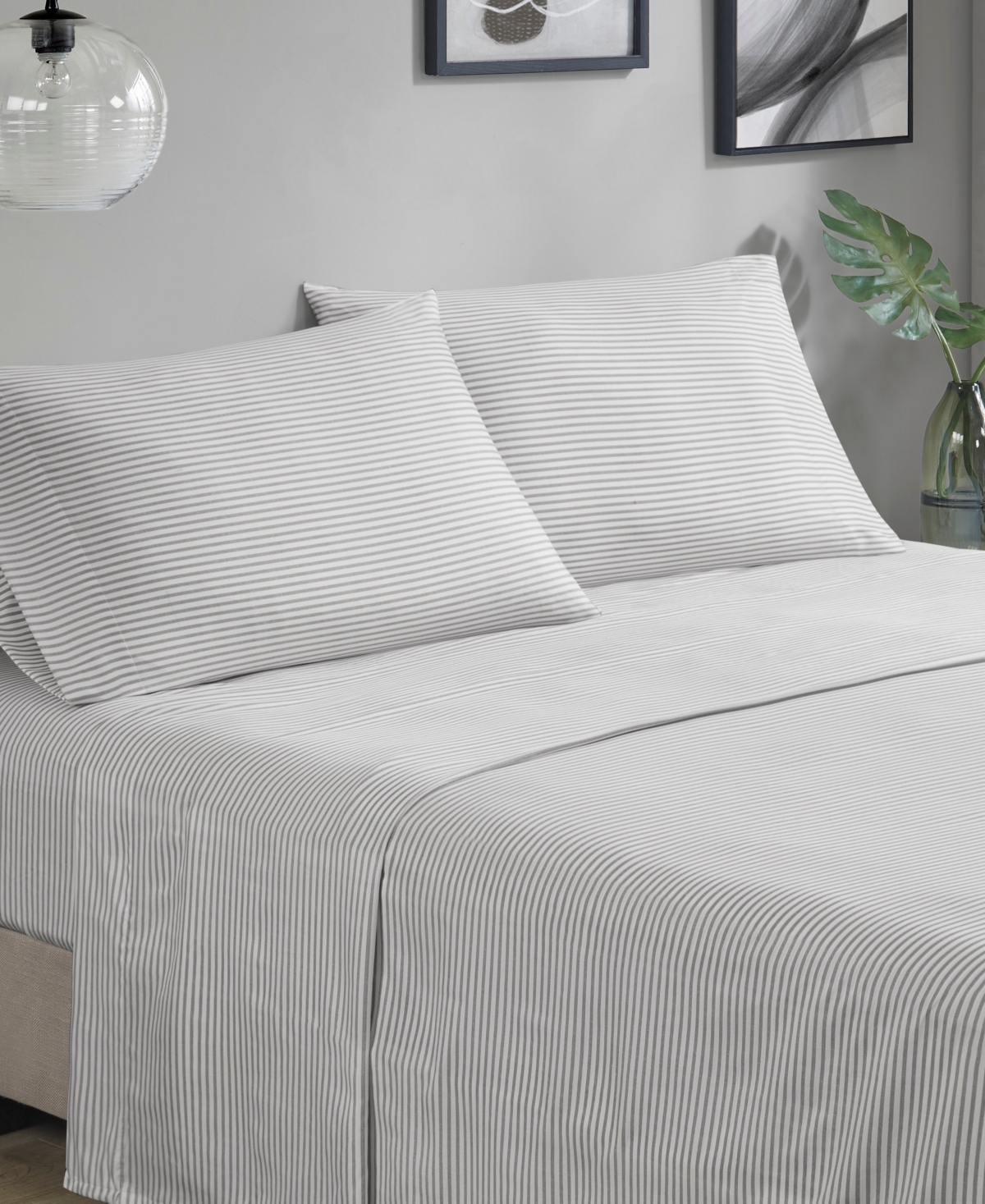 Madison Park Essentials Jaxon Wide Stripe 7-Pc. Comforter Set