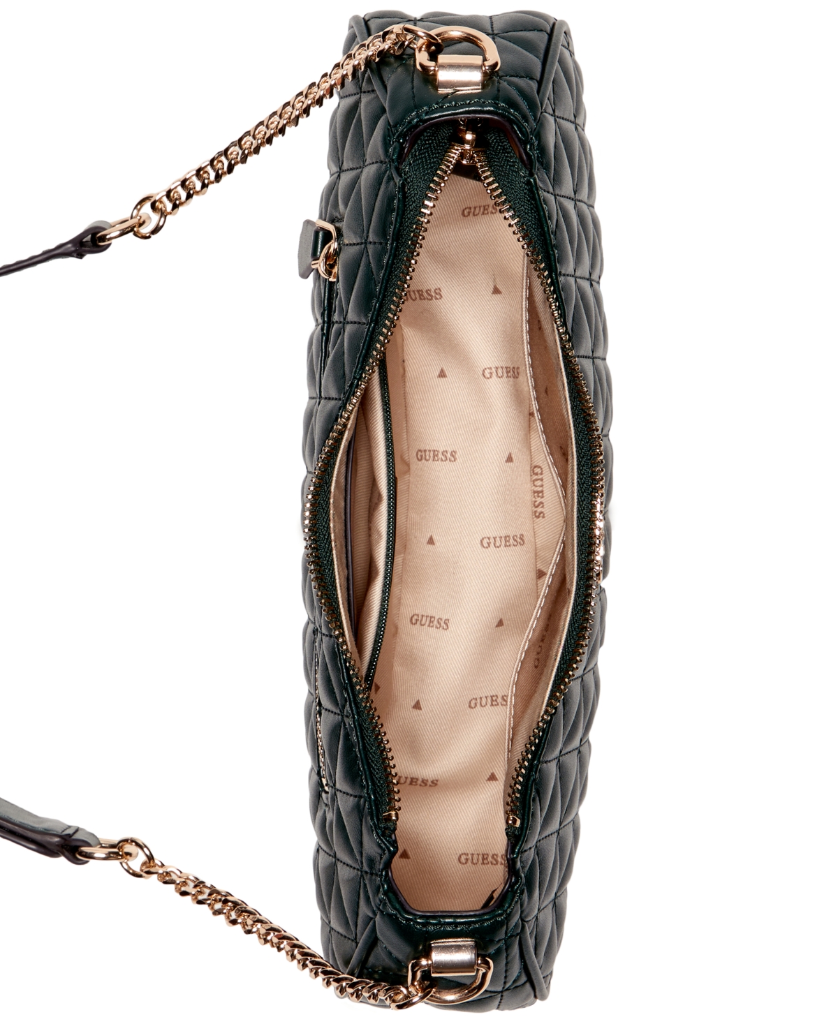 Guess Kori Top Zip Quilted Shoulder Bag