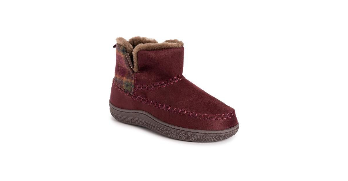 Women's Haven Slipper - Tawny port/plaid