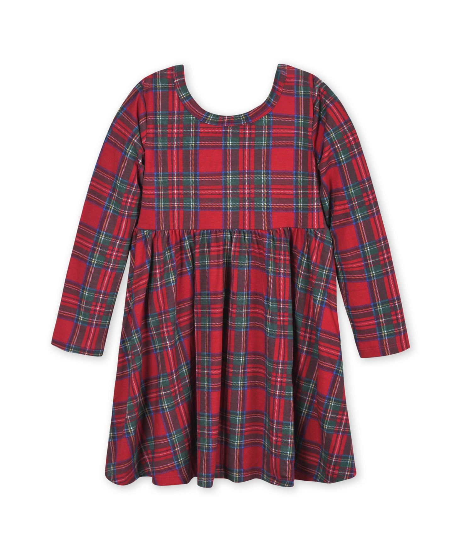 Платье Gerber Holiday Plaid About You Long Sleeve Dress для девочек-малышей, цвет: Клетчатый — фото 1