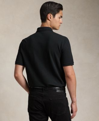 Men's Pink Pony Stretch Mesh Polo Shirt