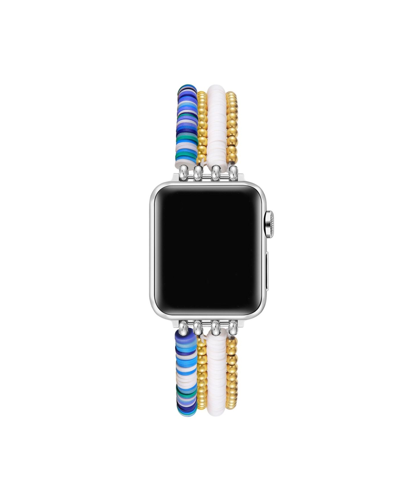 Ремешок для часов Posh Tech Bestie Beaded Band for Apple Watch, Fits All Apple Watch Models, цвет: Синий — фото 3