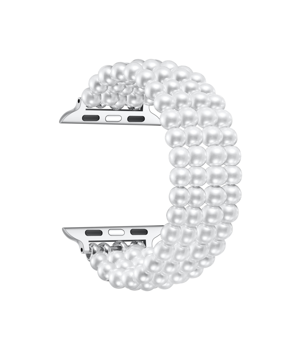 Shop Posh Tech Ariel Faux Cultivated Pearl Band For Apple Watch 44,45,46,49mm In White