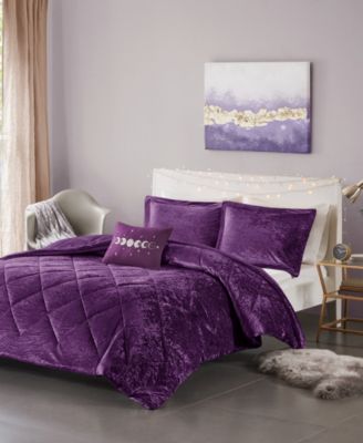 Felicia Velvet 3-Pc. Comforter Set, Twin/Twin XL