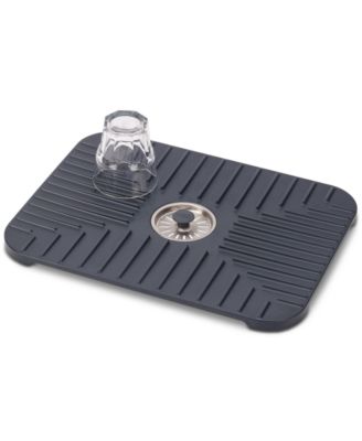 Sinkshield Large Sink Protecting Mat With Draining Plug