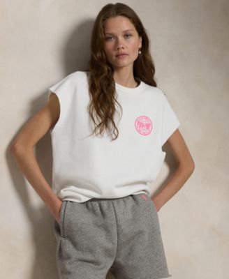 Polo Ralph Lauren - Unisex Pink Pony Sleeveless Sweatshirt