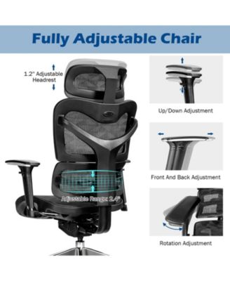 Ergonomic Office Chair Mesh Swivel Task Chair with Lumbar & Back Support