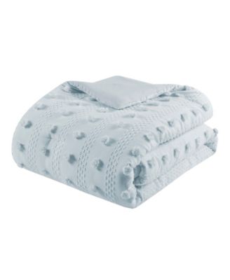 Lucy Clip Jacquard 3-Piece Comforter Set, Full/Queen