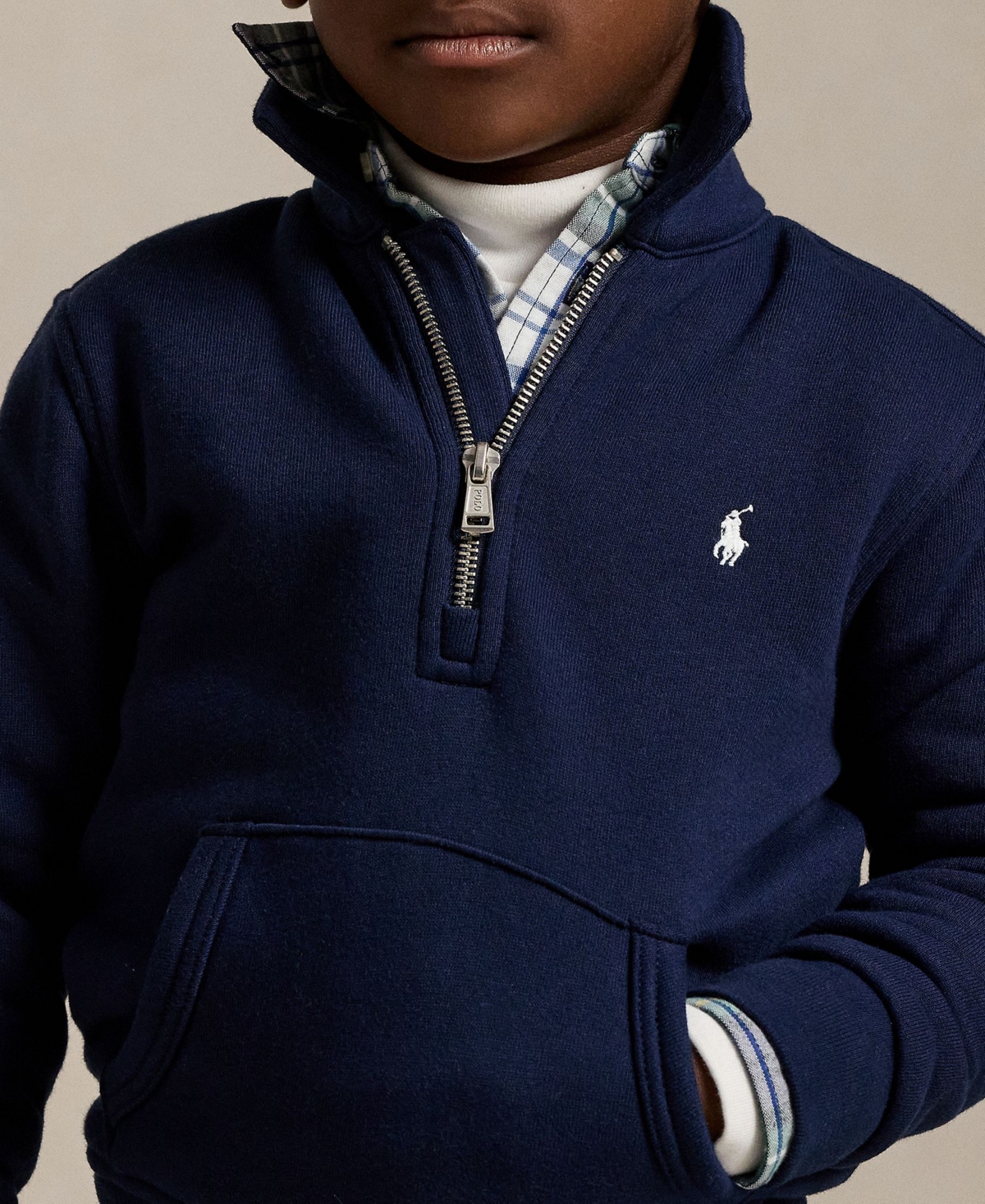 Polo Ralph Lauren Toddler and Little Boys Fleece Quarter-Zip Pullover Sweatshirt