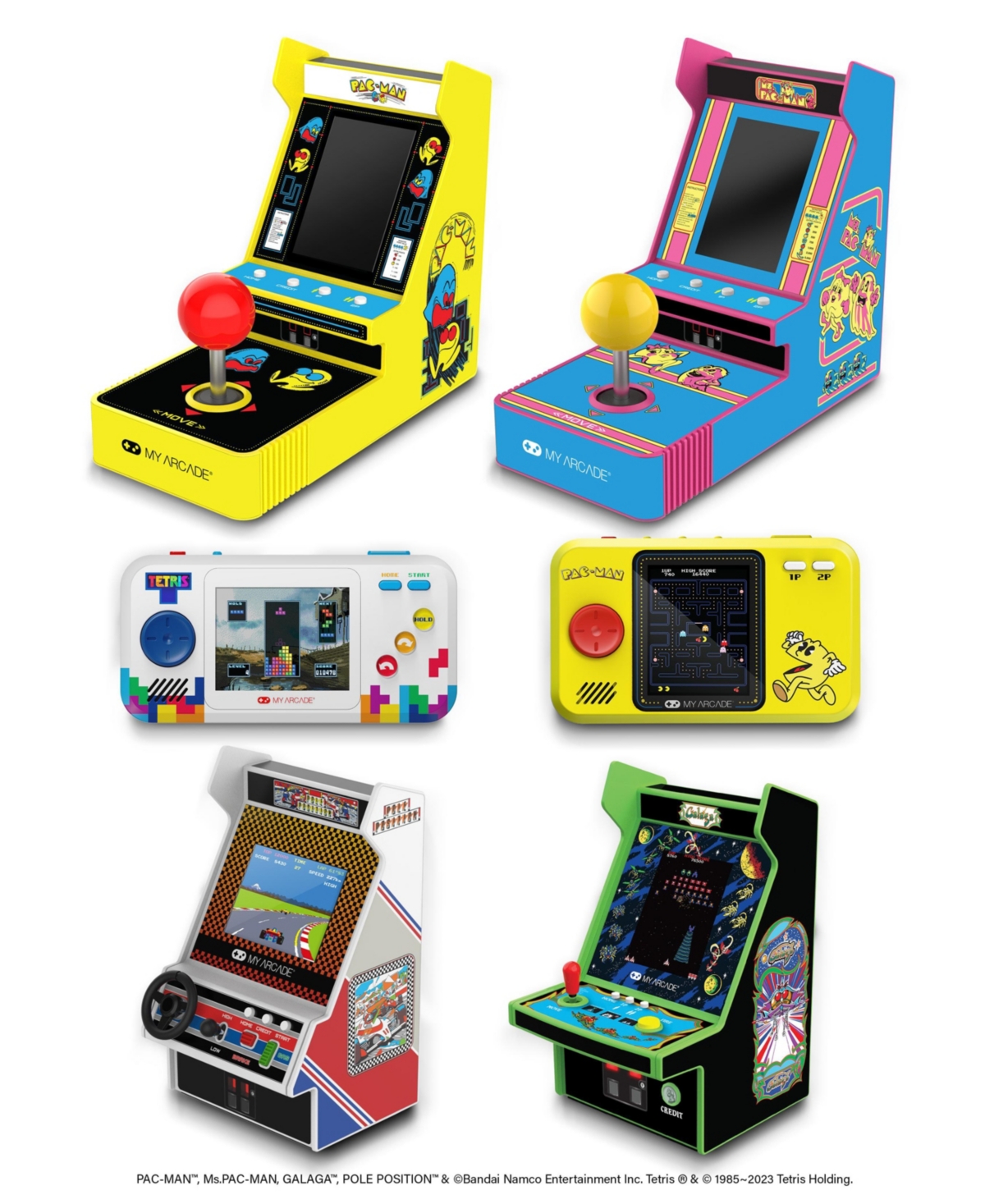 My Arcade Ms. Pac-Man Portable Retro Arcade Joystick Player