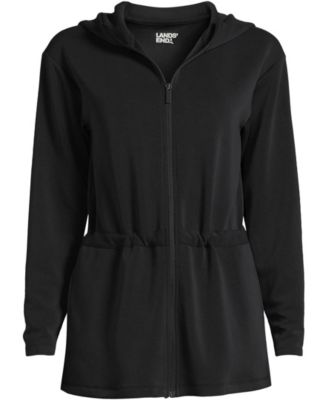 Women's Cupro Long Sleeve Full Zip Tunic Hoodie