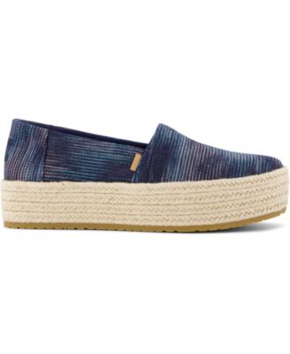 Women's Valencia Novelty Denim Platform Espadrilles