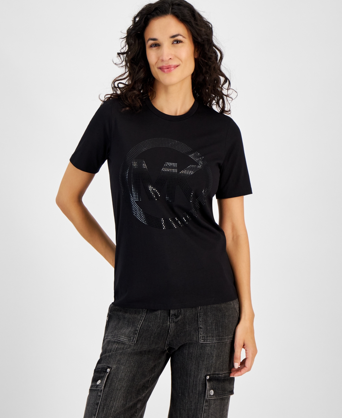 Michael Michael Kors Women's Foil-Logo T-Shirt