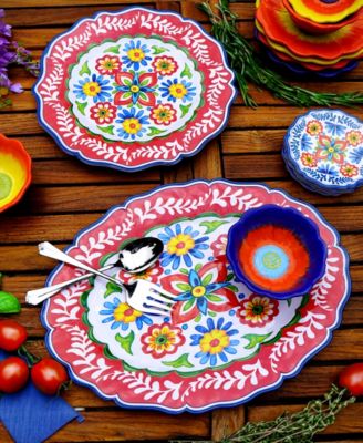 Flores Melamine Dinnerware Collection