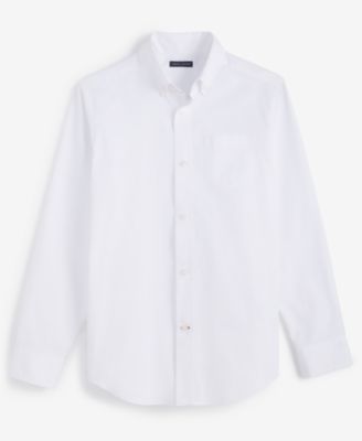 Big Boys Front Pocket Pinpoint Oxford Shirt