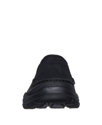 Men's Relaxed Fit Arch Fit Slip-Ins: Motley Leather Low Slip-On Casual Sneakers from Finish Line