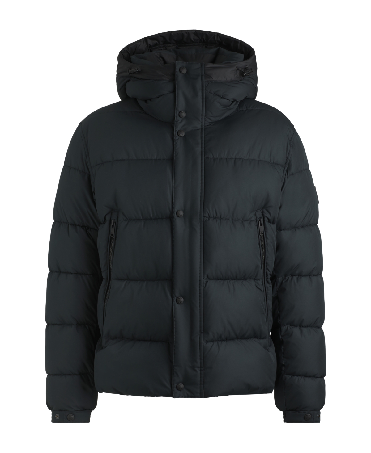 Hugo Boss Regular-fit Puffer Jacket In Water-repellent Fabric In Black