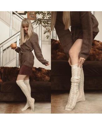 Women's Slouch Knit Cable (2 Pair Pack)