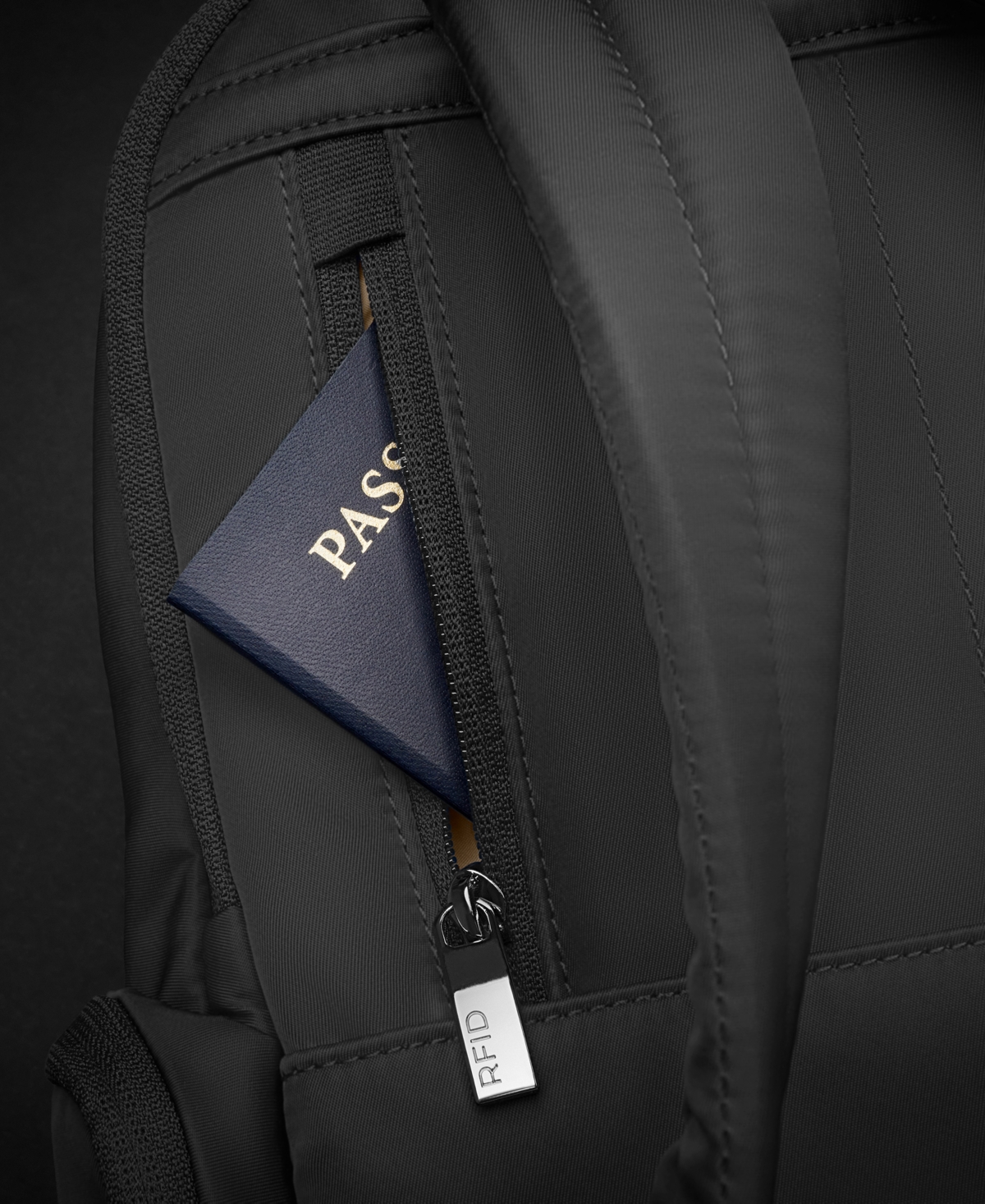 Briggs & Riley Rhapsody Essential Water Resistant Nylon Backpack In Navy