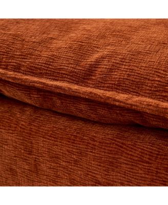 Streamdale Modern Upholstered Lounge Chair with Adjustable Backrest and Pillow