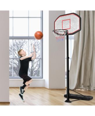 43 Inch Indoor Outdoor Height Adjustable Basketball Hoop