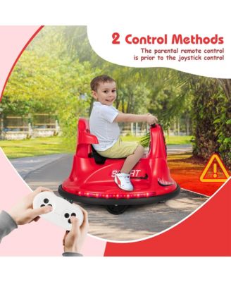 6V Bumper Car for Kids Toddlers Electric Ride On Car Vehicle