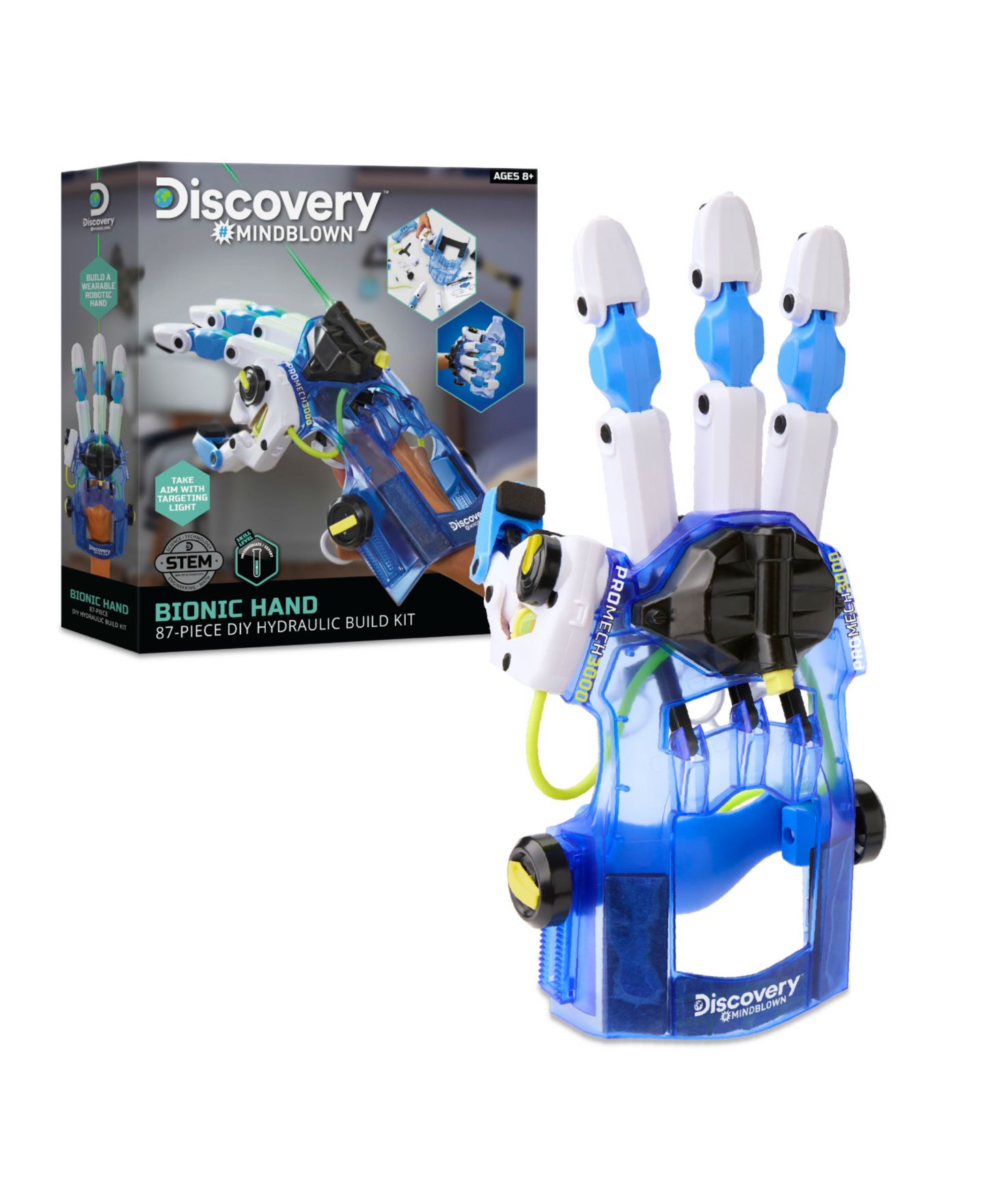 Детские конструкторы Discovery #Mindblown Bionic Hand DIY Hydraulic Build Kit — фото 1