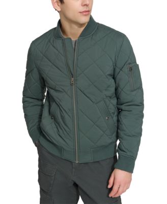 Men's Quilted Fashion Bomber Jacket