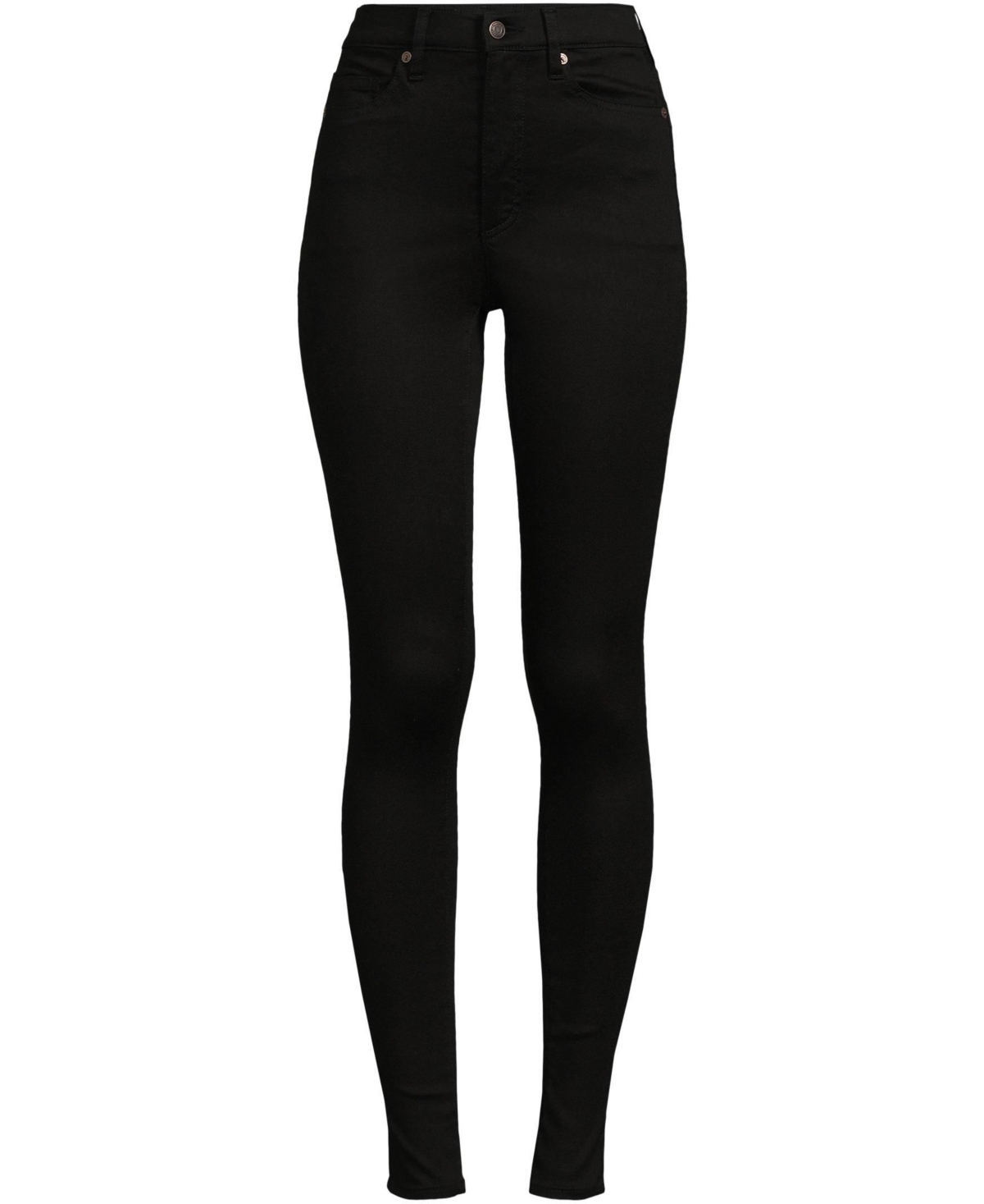 Lands' End Petite High Rise Stretch Denim Skinny Jeans