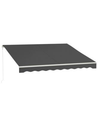 12' x 10' Electric Retractable Awning w/ Remote Controller,