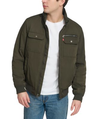 Men's Twill Stand-Collar Jacket